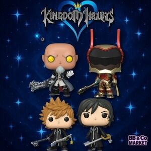 Funko Pop! Kingdom Hearts Xehanort‎ Roxas Xion Lingering Will Set | W/Protectors